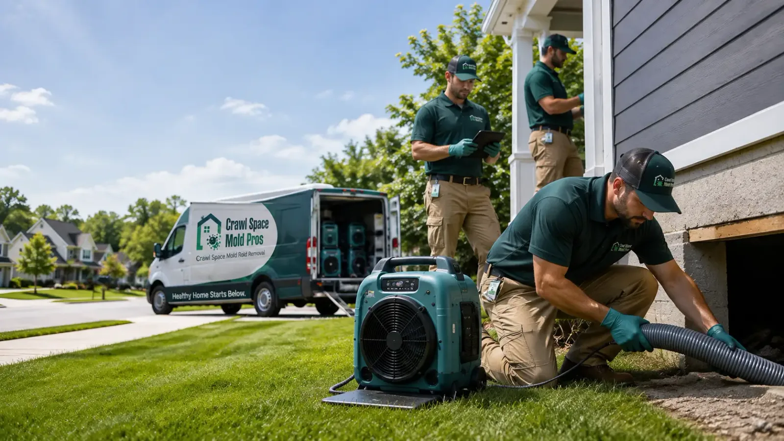 Crawl Space Mold Removal in Blanchester, OH